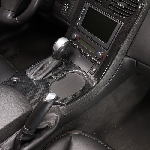 Juego de adornos interiores completos de fibra de carbono seca real para Corvette C6 2005-13 - Imagen 187 de 274