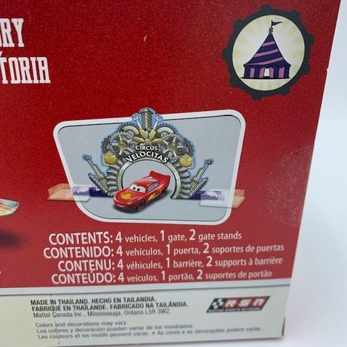 Cars Disney Pixar On the Road Showtime Story Pack Diecast Car 4 Pack Metal Nuevo - Imagen 9 de 10