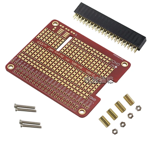 40-Pin GPIO Extension Board DIY Proto HAT Shield For Raspberry Pi 3B/3B+/4B b