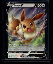 Eevee V Holographic Black Star Promo SWSH 065 Pokemon Card Sword Shield Holo!