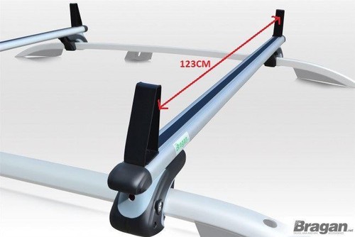Roof Rails + Cross Bars +Load Stops For Ford Transit / Tourneo Courier 2014-2024 - Picture 3 of 12