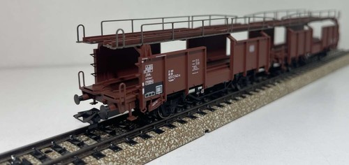 Vagón de transporte de automóviles Märklin H0 46129 Laaes ""DB Ep. IV NUEVO & EMBALAJE ORIGINAL - Imagen 6 de 8