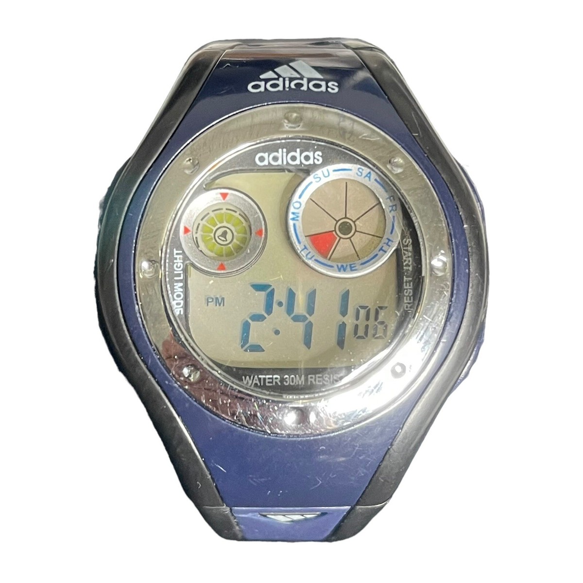 Vintage Adidas Digital Watch Quartz Sports Watch Y2K Blue Vintage Adidas Digital Watch Quartz Sports Watch Y2K Blue