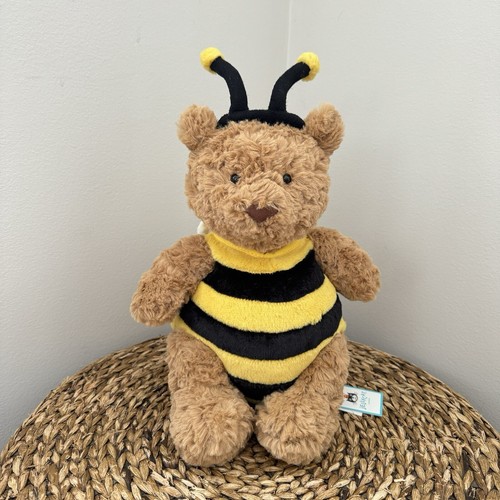 Jellycat Bartholomew Bear Bumblebee Authentic NWT Spring Bee Costume Plush Toy - Picture 6 of 10