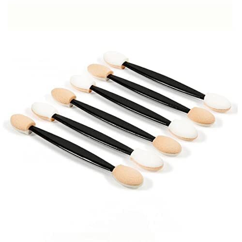 200 PCS 3 Inch Disposable Eyeshadow Brushes, Sponge Makeup Applicators Dual Side - Picture 2 of 6