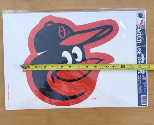 MLB Baltimore Orioles Baseball Multi-Use Decal - Picture 2 of 3
