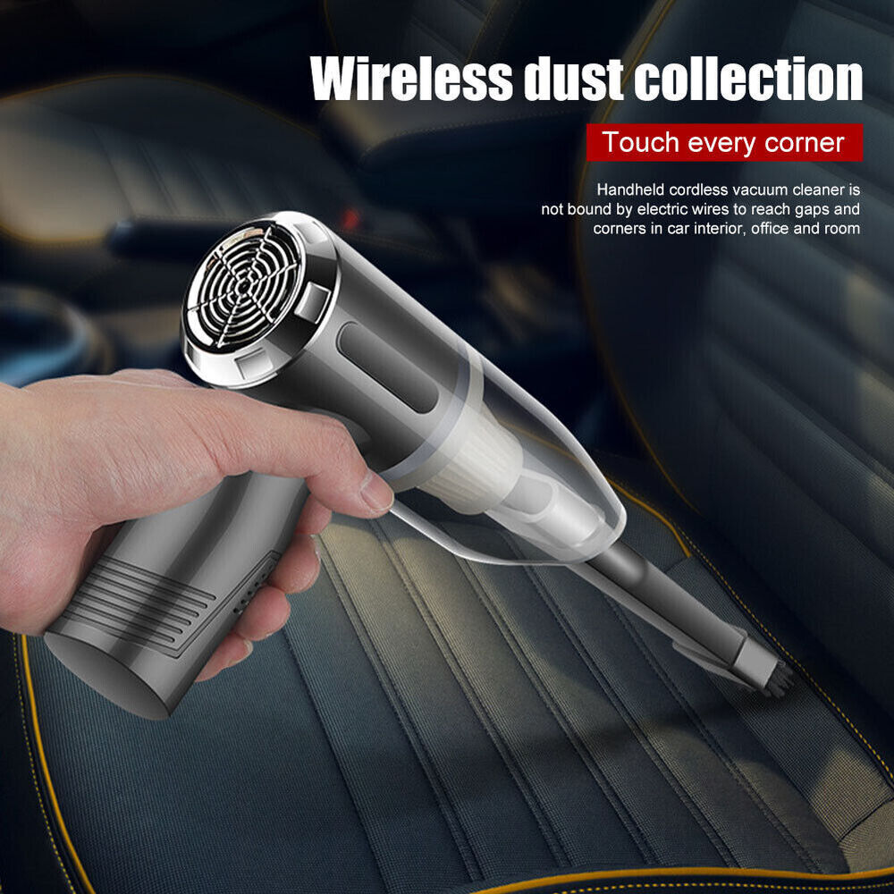 120W Handheld Vacuum Cleaner Car Duster Cordless Portable Wet&Dry Strong Suction 120W Handheld Vacuum Cleaner Car Duster Cordless Portable Wet&Dry Strong Suction