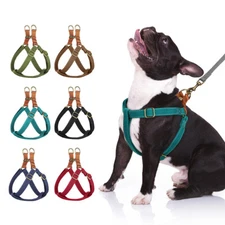 Durable Step in Nylon Dog Harness No Pull Adjustable Pet Walking Vest Yorkshire