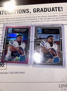 2016 Ezekiel Elliott Panini Donruss Optic Pink & Rated Rookie #168 & 368 🔥🔥