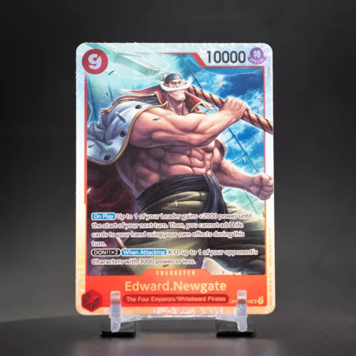 Edward Newgate OP02-004 SR HOLO FOIL | OP02 Paramount War | One Piece TCG
