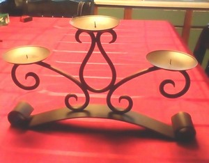 Wrought Iron Brown 3 Tier Candle Holder Stand By Lgd Inc Rox Wrought Iron Brown 3 Tier Candle Holder Stand