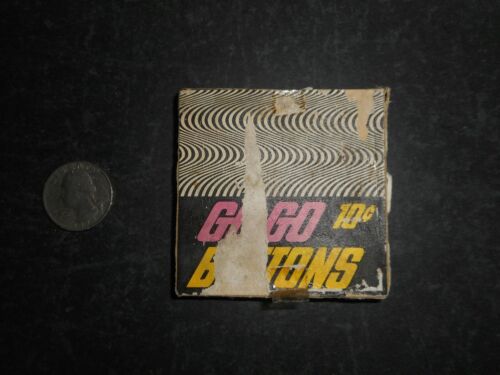 1969 GOGO BUTTONS 10cent PACK TOPPS  (SELDOM SEEN PACK) - Picture 1 of 4