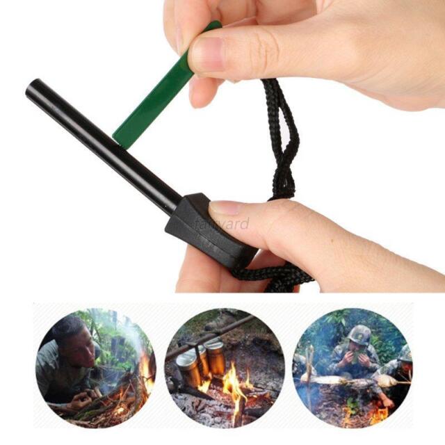 Camping Survival Magnesium Flint And Steel Striker Fire Starter Lighter Stick Camping Survival Magnesium Flint And Steel Striker Fire Starter Lighter Stick