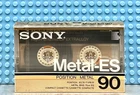 SONY   METAL  ES  90   1986  EUROPE  TYPE IV   BLANK CASSETTE TAPE (1) (SEALED)