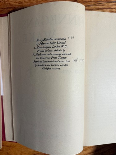 James Joyce Finnegans Wake - Picture 2 of 8
