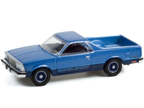CHEVROLET El Camino SS + Pneumatici di ricambio - 1980 - bluemetallico - luce verde 1:64 - Foto 6 di 6