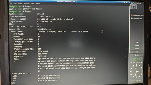 Lenovo ThinkPad T400 2 Duo T9400 4GB Ram 300gb. No Charger/Dead Batt. No Os - Picture 3 of 5
