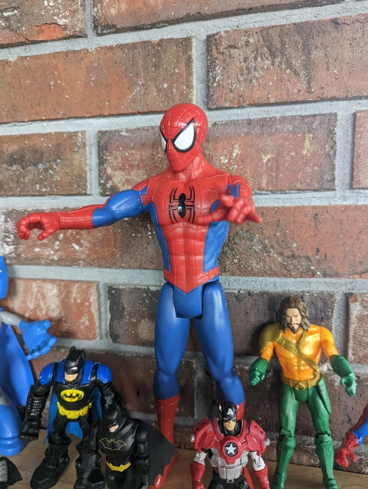 Лот товаров Экшн-фигурки супергероев 4 Бэтмен, 2 Человек-паук, Аквамен, Капитан Америка, Бэйн - Изображение 4 из 4