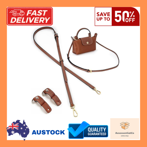 Adjustable Leather Bag Strap for Mini Le Pliage Purse Crossbody Replacement Belt - Picture 9 of 12