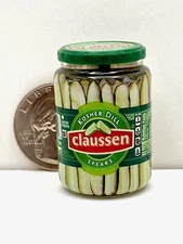 Miniature JAR OF CLAUSSEN KOSHER PICKLES Zuru Mini Brands Series 2