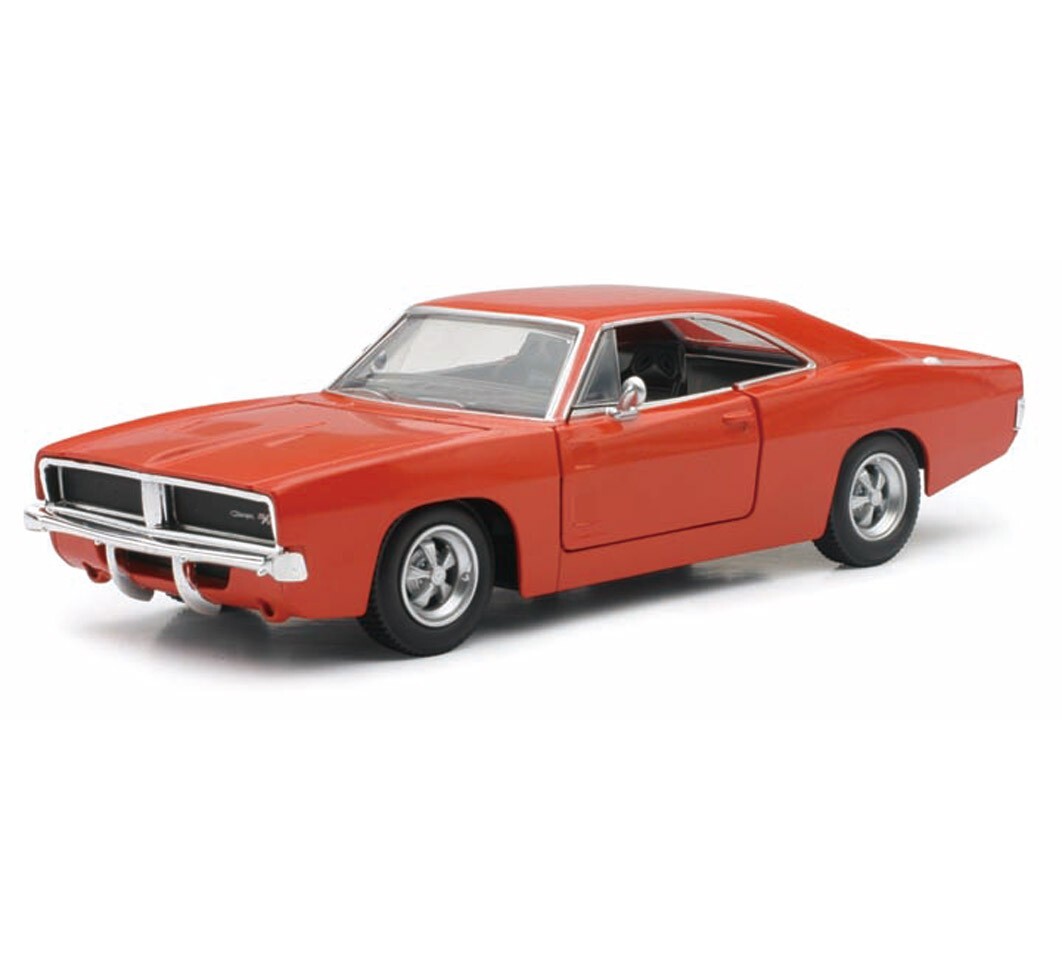 New-Ray Diecast 1:25 1969 Dodge Charger RT Orange 71893A | eBay