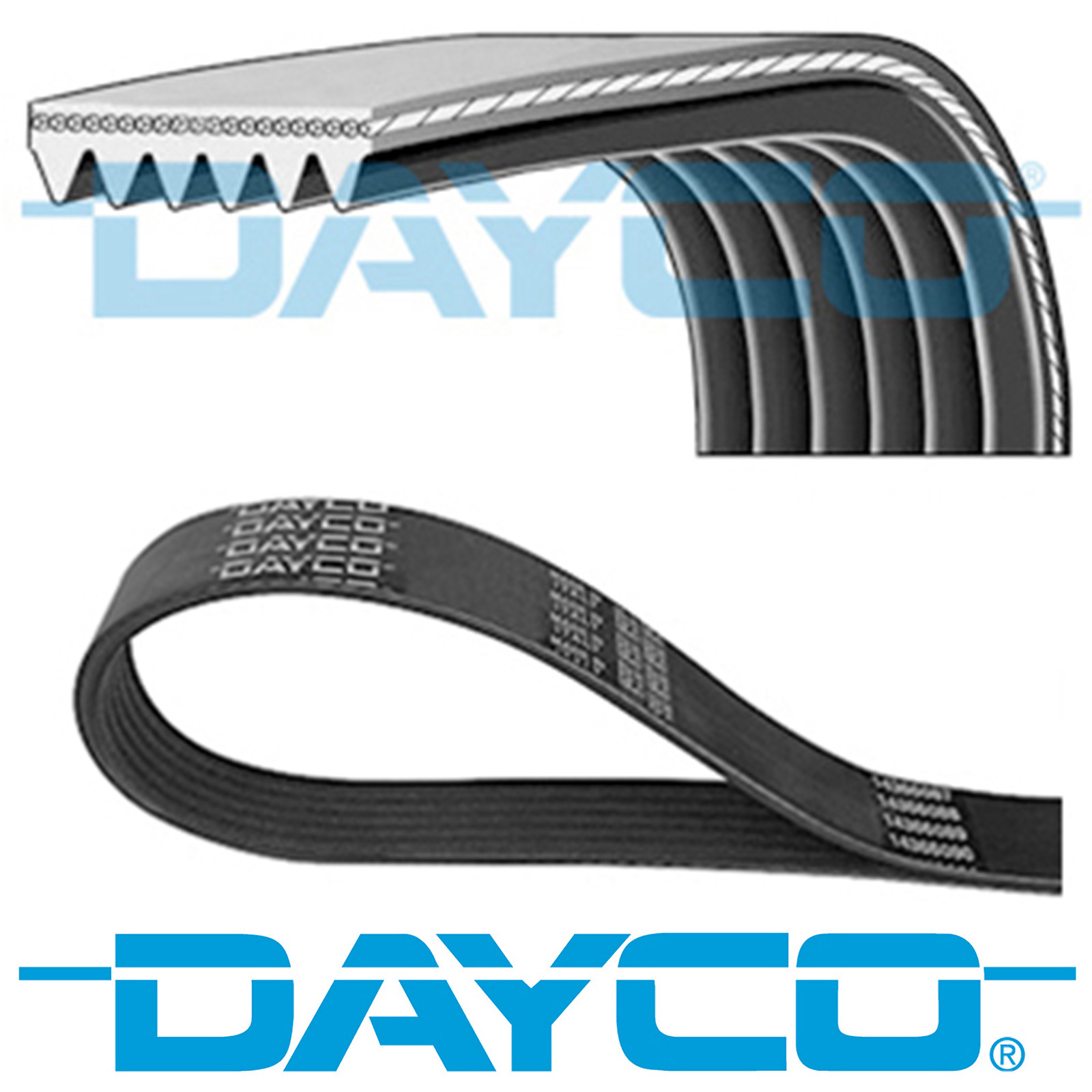DAYCO V-RIBBED BELT 6 RIBS 965MM AUXILIARY FAN DRIVE ALTERNATOR BELT 6PK965