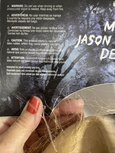 Máscara Jason Voorhees Deluxe Viernes 13 Completo Halloween Nueva Línea Producción - Imagen 7 de 15