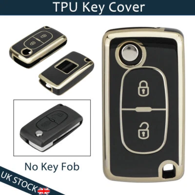 2 Button Remote Key Fob Case Cover For Peugeot 308 3008 807 207 307 5008 Expert