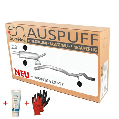 Auspuff Auspuffanlage Endrohr für Mercedes Benz W169 A-Klasse A160 A180 CDI DPF