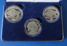 Three Proof Fantasy Coins - National Collectors Mint - Buffalo Design
