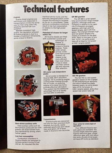 c1974 Scania in Britain original sales brochure - Bild 5 von 10