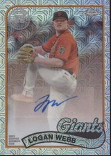 Logan Webb 2024 Topps Chrome Series 2 Mojo Refractor Auto #2T89C-54