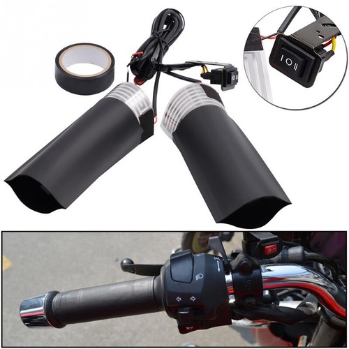 12V Motorcycle Electric Heating Handlebar Warmer Grip Heated Hand Grip - Bild 7 von 12