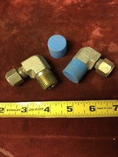 Parker 1/2 Tube OD x 3/4 NPT Male Pipe Elbow 316 Stainless Steel