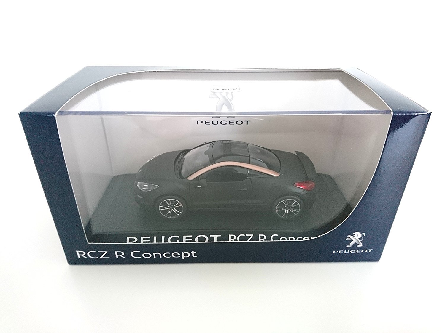 Peugeot RCZ R Concept Norev 1/43 noir mat, finitions premium de collection