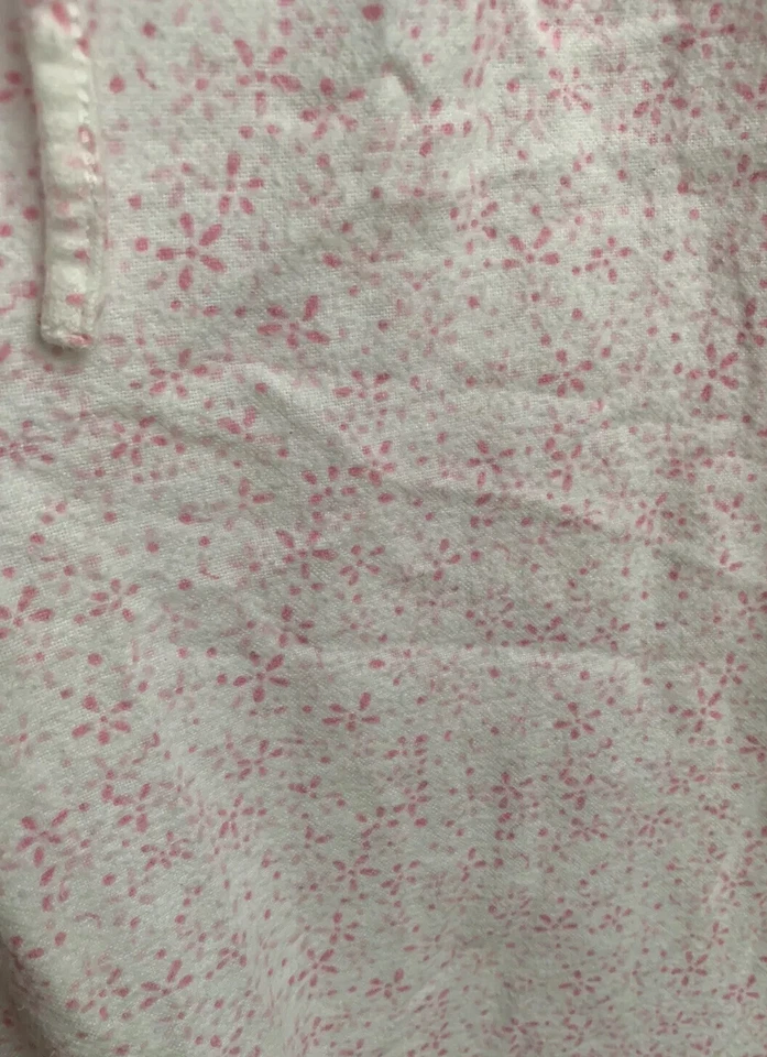 Conjunto de pijama de franela Eileen West rosa floral suave manga larga para mujer XS ¡Cariño! Foto 3 de 4