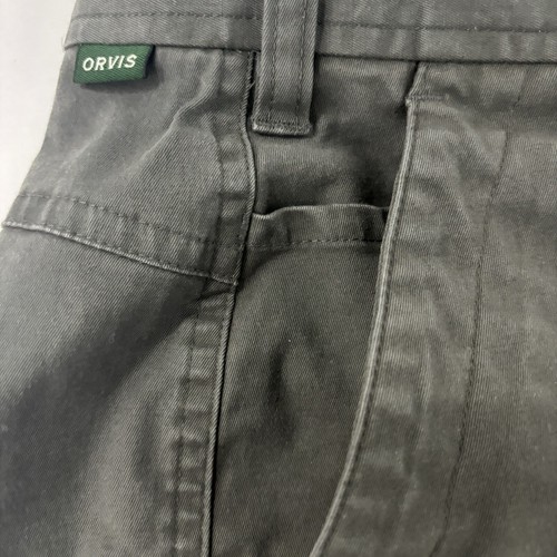 Orvis Hiking Shorts Mens 38 Gray Stretch Nylon Cargo Utility Pockets Outdoor - Picture 5 of 5