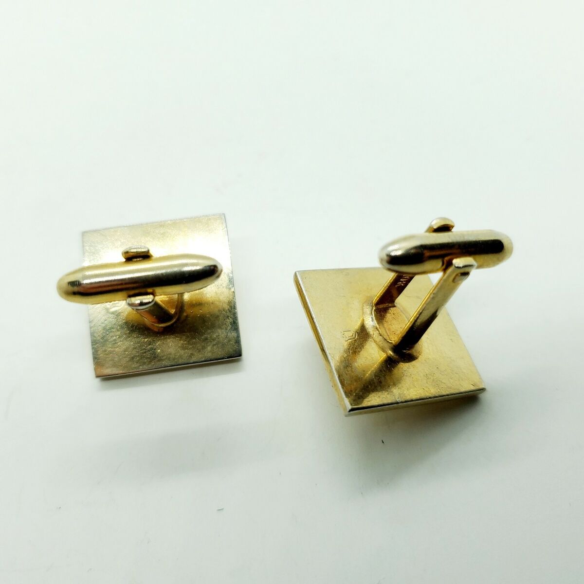 Hickok cufflinks real gold best sale