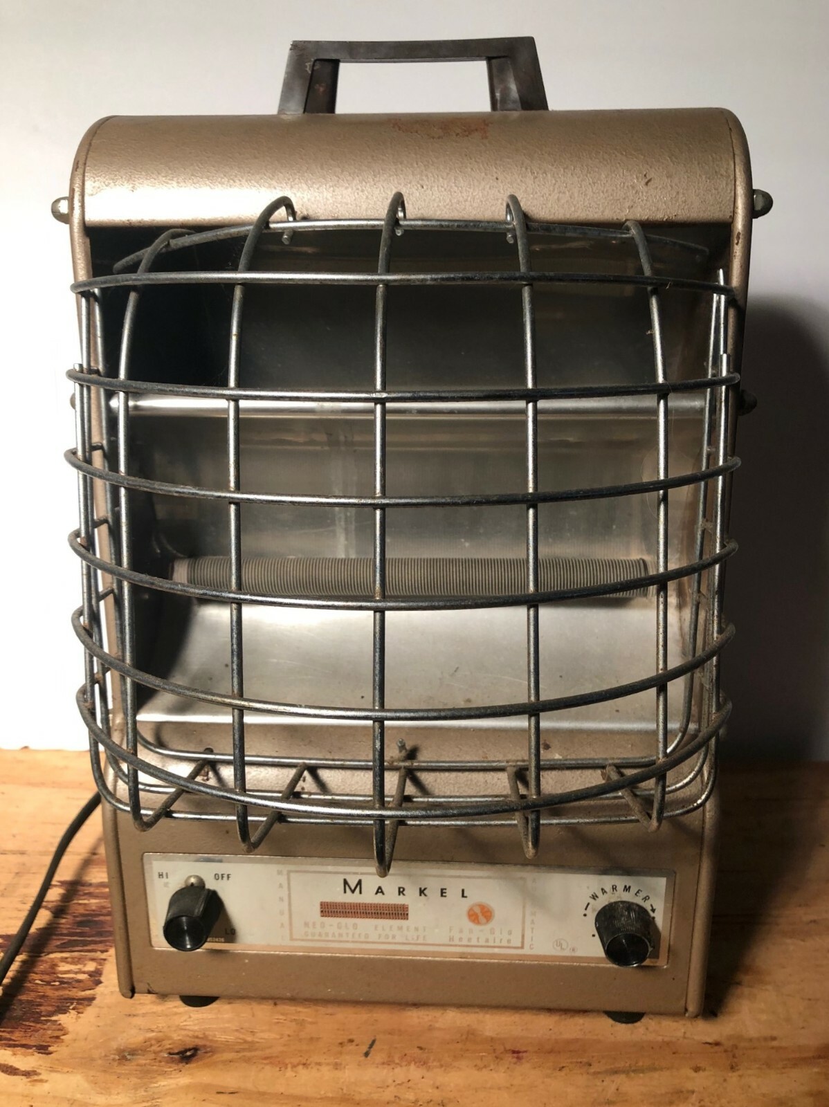 RARE ANTIQUE 197-TN FAN-GLO HEETAIRE AUTOMATIC ELECTRIC SPACE HEATER | eBay