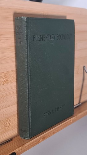 1924 Hardcover Elementare Soziologie Ross L. Finney - High School, Junior College - Bild 2 von 8