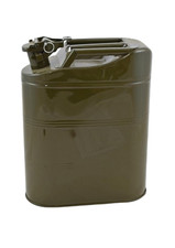 10L Metallkanister Kraftstoff Benzin Diesel Reserve mit Einfüllstutzen Schwarz