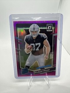 2023 Panini Donruss Michael Mayer Pink Optic Rated Rookie Preview Raiders. G