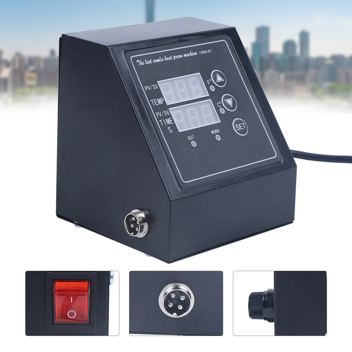 Heat Transfer Press Machine Digital Control Box W/American Plug
