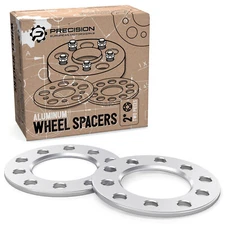 2pc - 1/4" Thick | 5x4.75 & 5x4.5 Wheel Spacers | (0.25 inch) Flat Heavy Duty