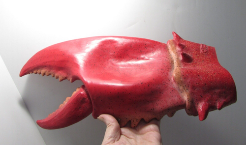 x-Large Pair of 2 Latex Lobster CRAB CLAW GLOVES 14" Halloween Costume Accessory - Picture 17 of 17