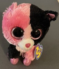 Ty Beanie Boos 6 inch DAZZLE the Cat JUSTICE EXCLUSIVE Purple Tags!! NWT! RARE!!