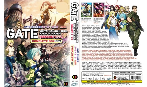 Anime DVD Gate Jieitai Kanochi Nite Season 1+2 *ENGLISH DUBBED* All Region - Picture 3 of 3
