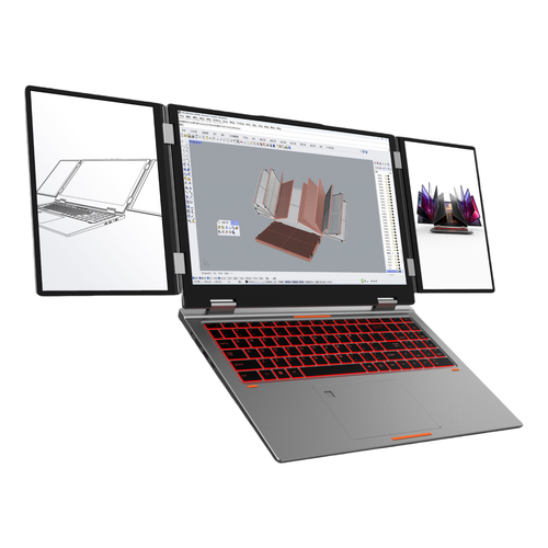 Laptop Computers Triple Screen 16+10.5+10.5inch Intel Core i7 12-Cores 32GB+1TB - Picture 4 of 10