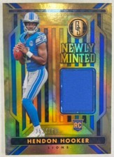 2023 panini gold standard football hendon hooker newly minted rpa /399