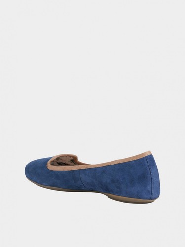 Zapatos planos bailarina de gamuza Geox D Palmaria - azules - Reino Unido 2,5/UE 35/EE. UU. 5/227 mm nuevos - Imagen 2 de 4